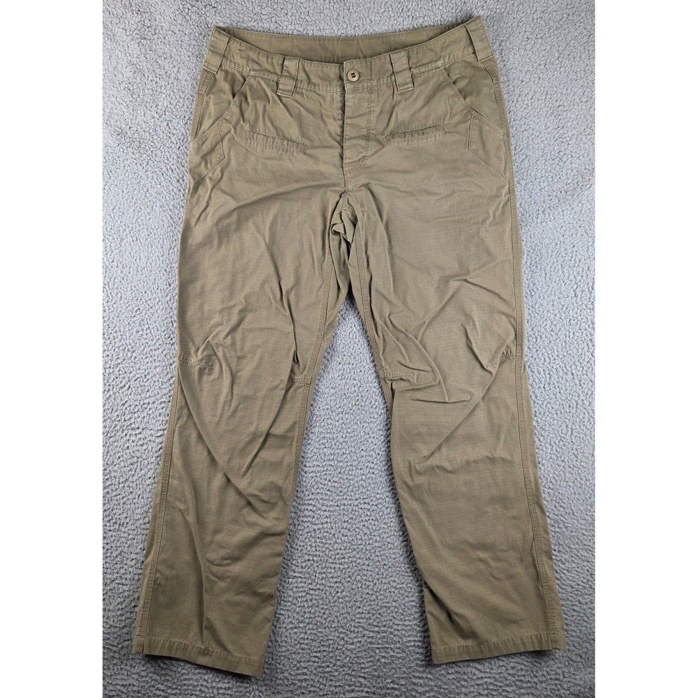 Triple Aught Design Agent LST Chino Pant Mens 36x32 Khaki Ripstop Button Fly